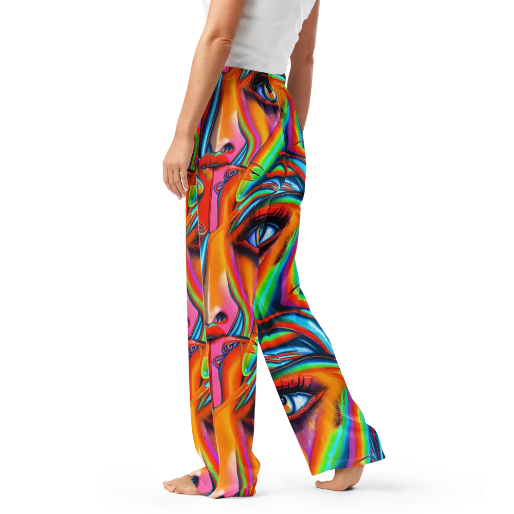 Kaleidovisions on Women's Pajama Pants — Left
