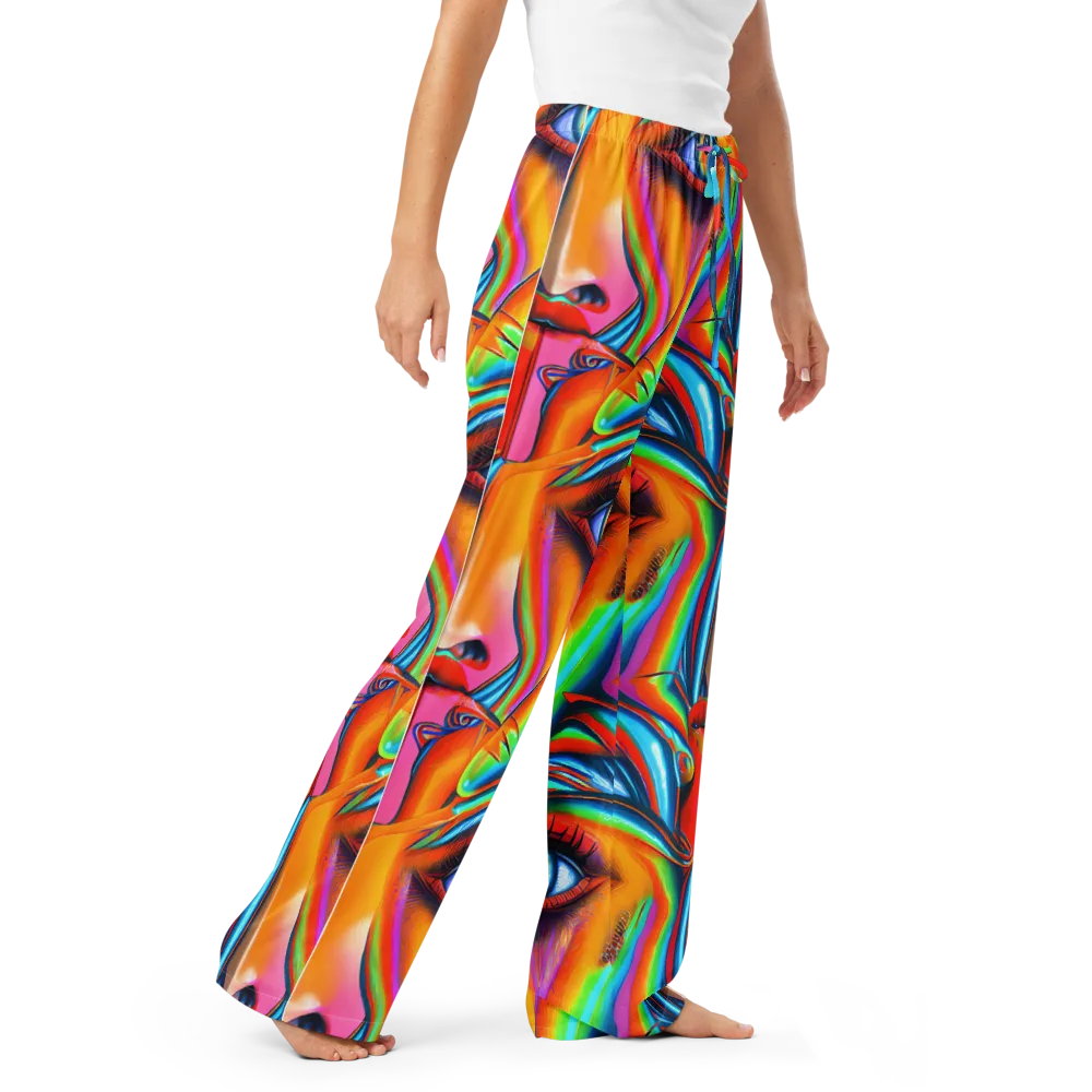 Kaleidovisions on Women's Pajama Pants — Right Front