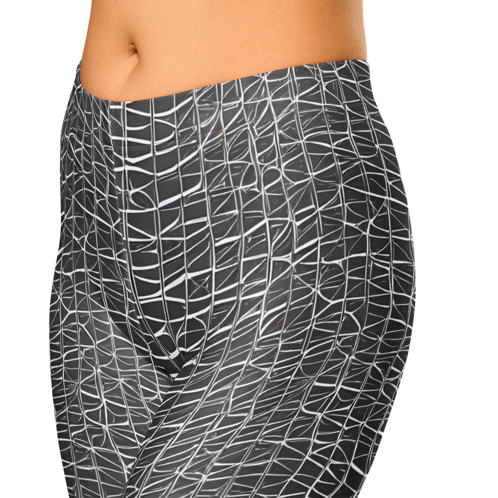 Nautical Network on Capri Leggings — Zoomed-in