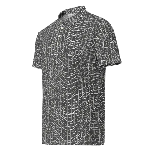 Nautical Network on a Men's Slim Fit Polo Shirt
