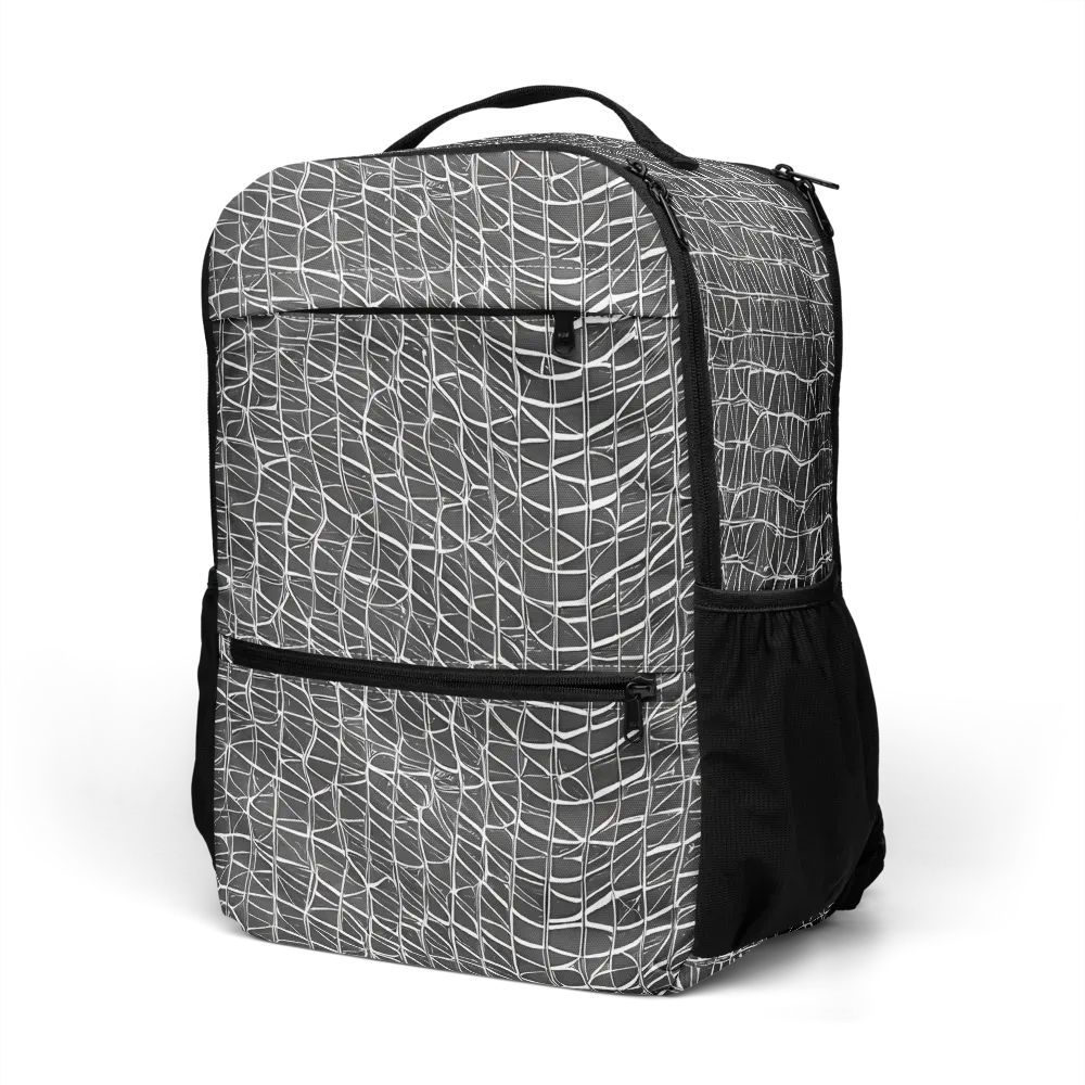 Nautical Network on Utility Backpack — Left Front