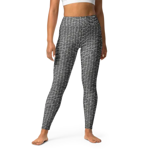 Nautical Network on a Yoga Leggings