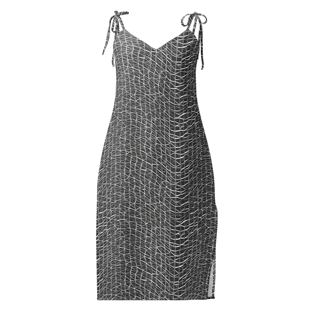 Nautical Network on Slip Dress — Front