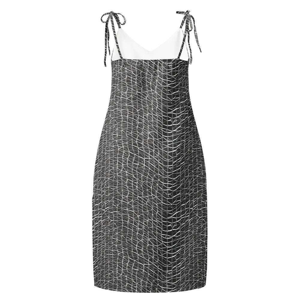 Nautical Network on Slip Dress — Back