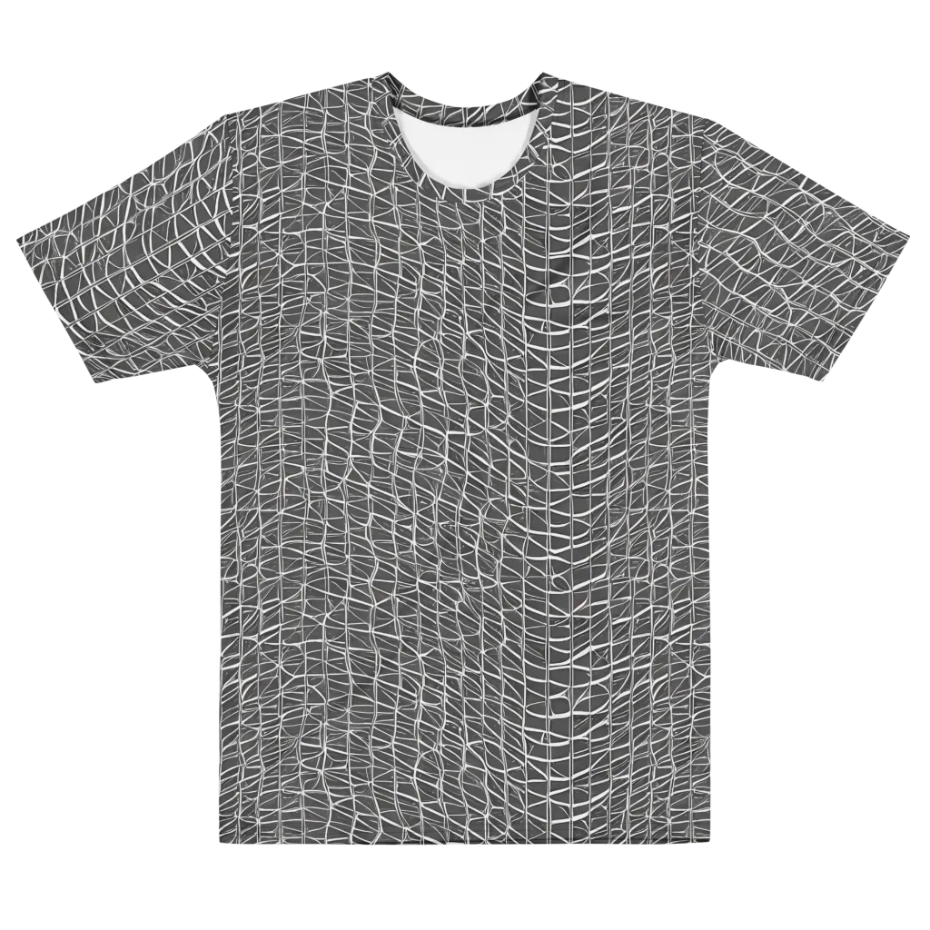 Nautical Network on Men's Cotton Crew Neck T-Shirt — Front