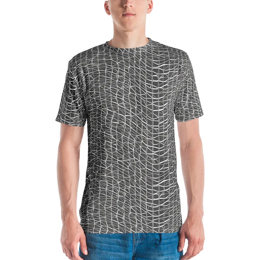 Nautical Network on Men's Crew Neck T-Shirt — Front