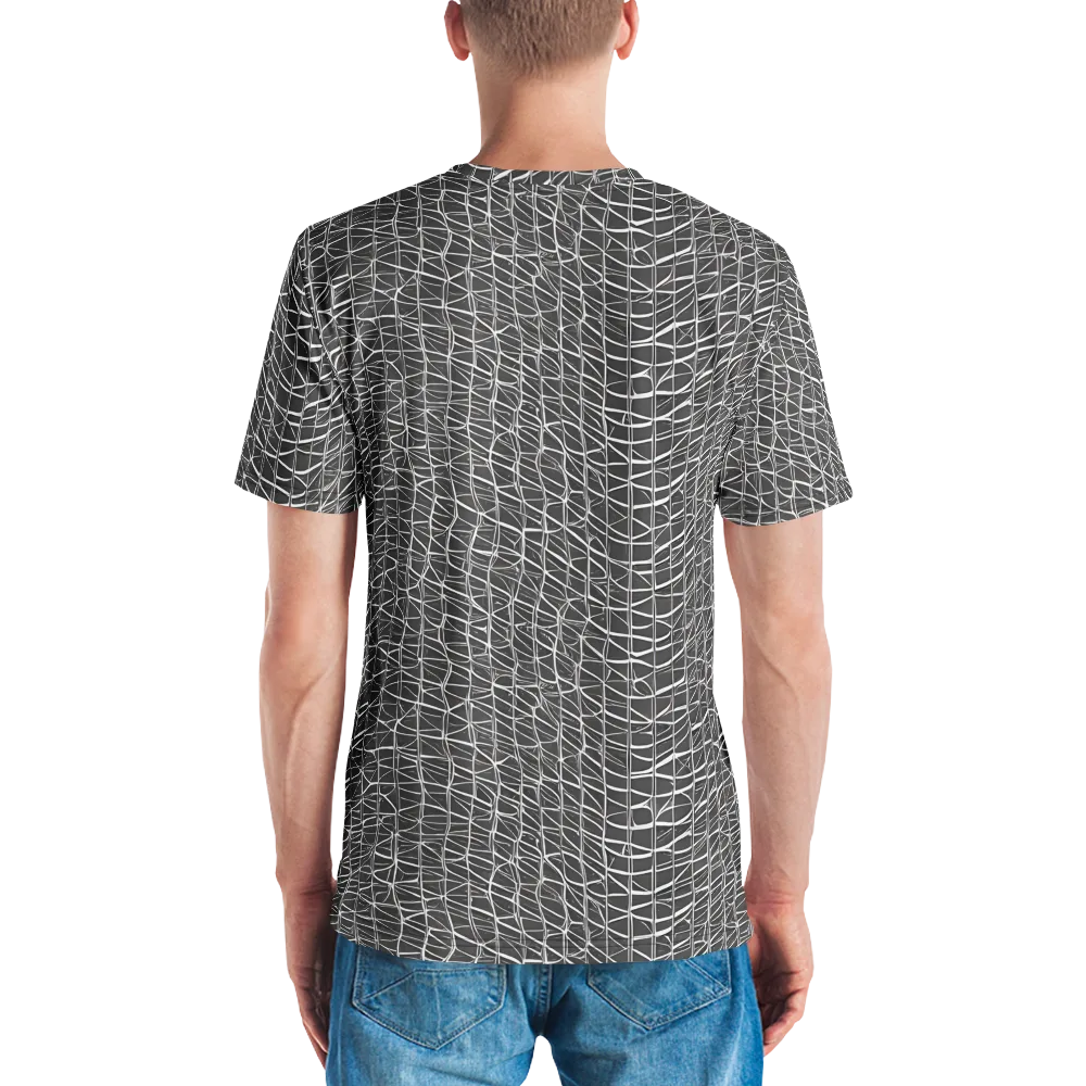 Nautical Network on Men's Crew Neck T-Shirt — Back