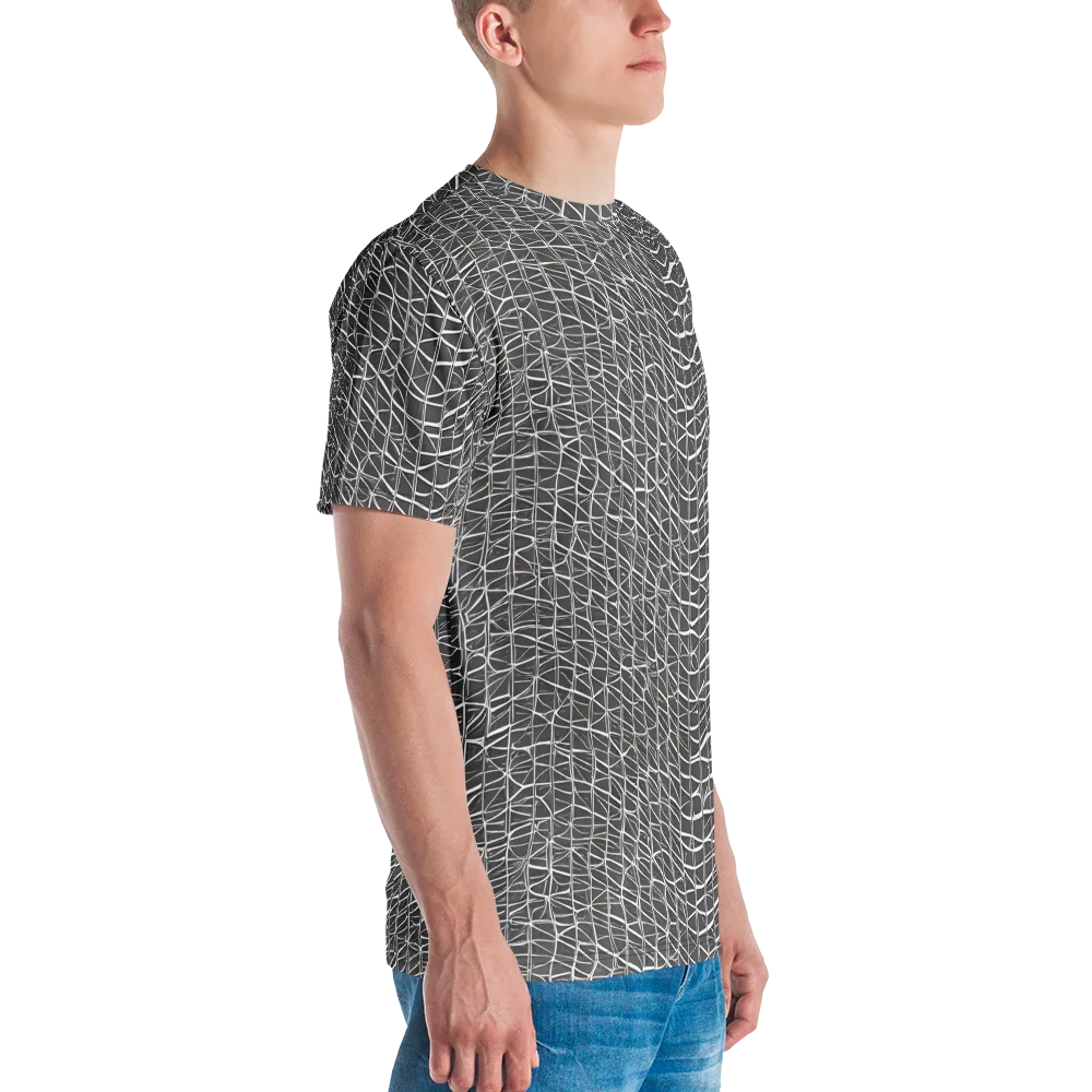 Nautical Network on Men's Crew Neck T-Shirt — Right