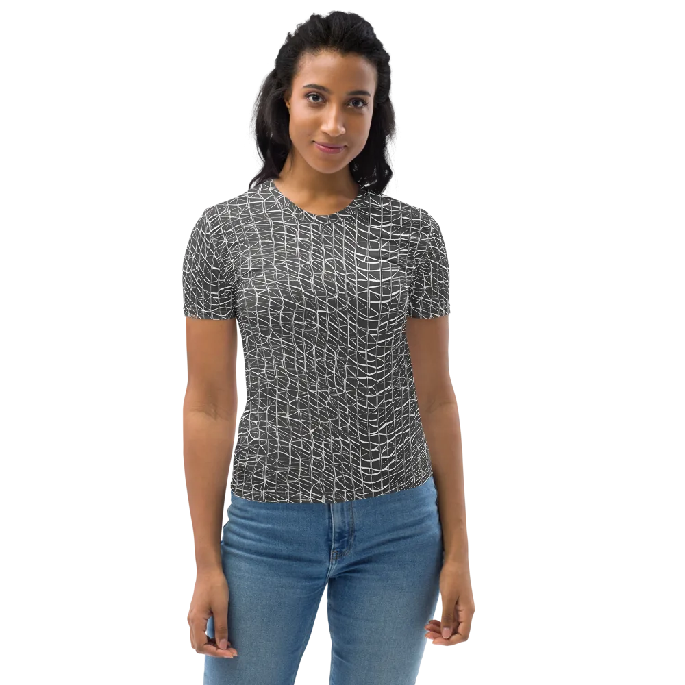 Nautical Network on Women's Crew Neck T-Shirt — Front