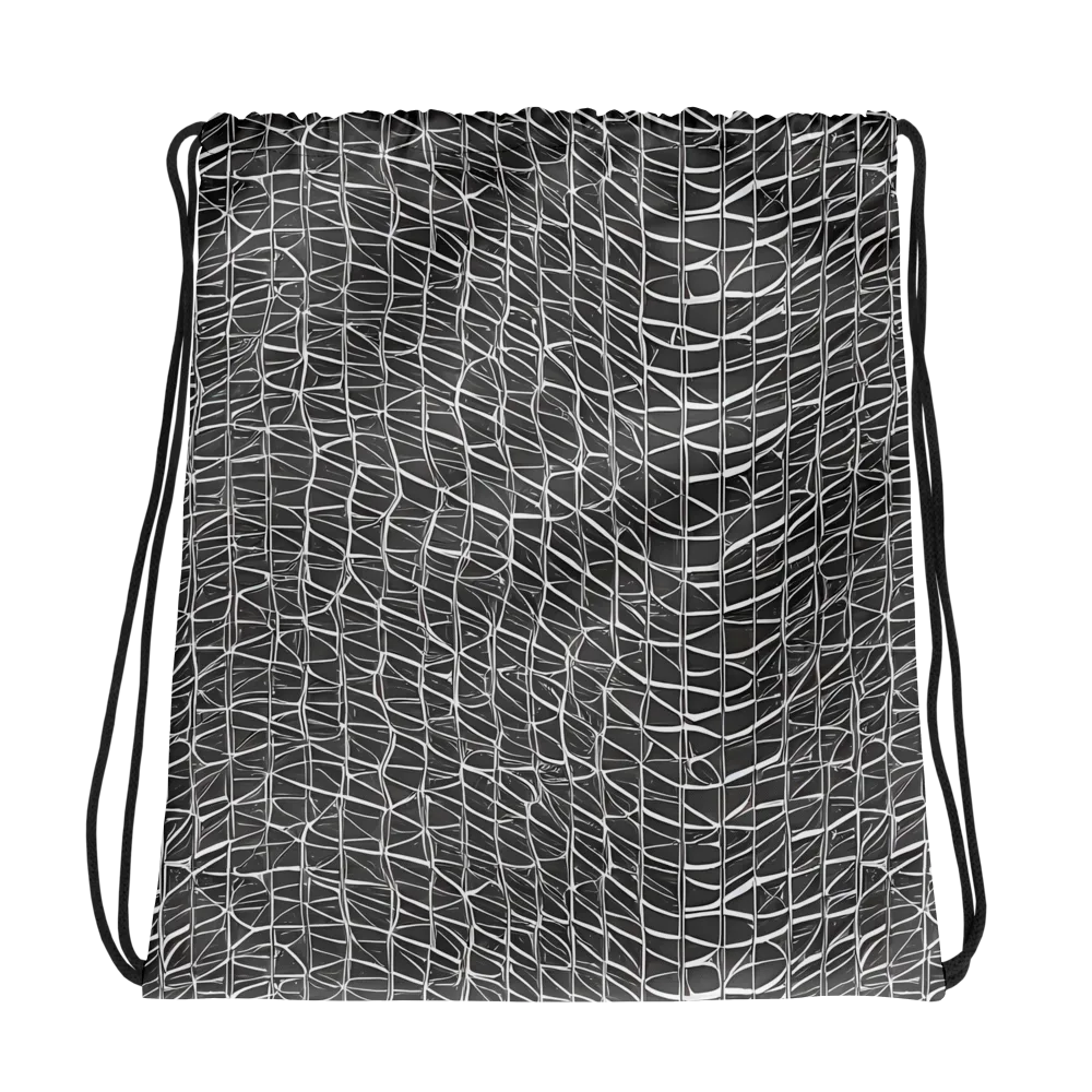 Nautical Network on Drawstring Bag — Photo