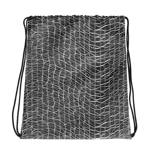 Nautical Network on a Drawstring Bag