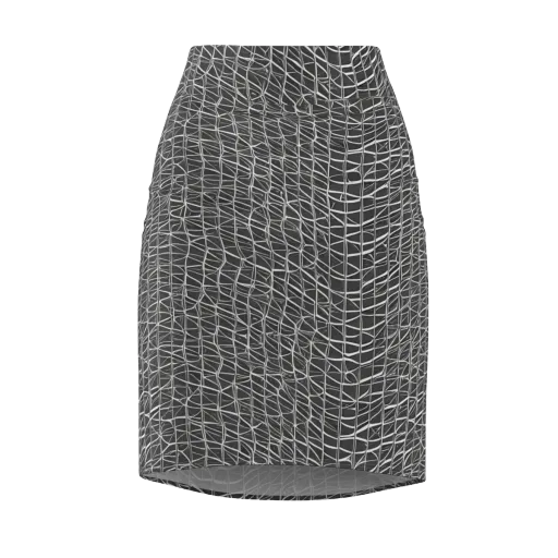 Nautical Network on a Pencil Skirt