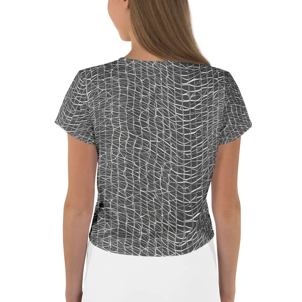 Nautical Network on Crop Tee — Back