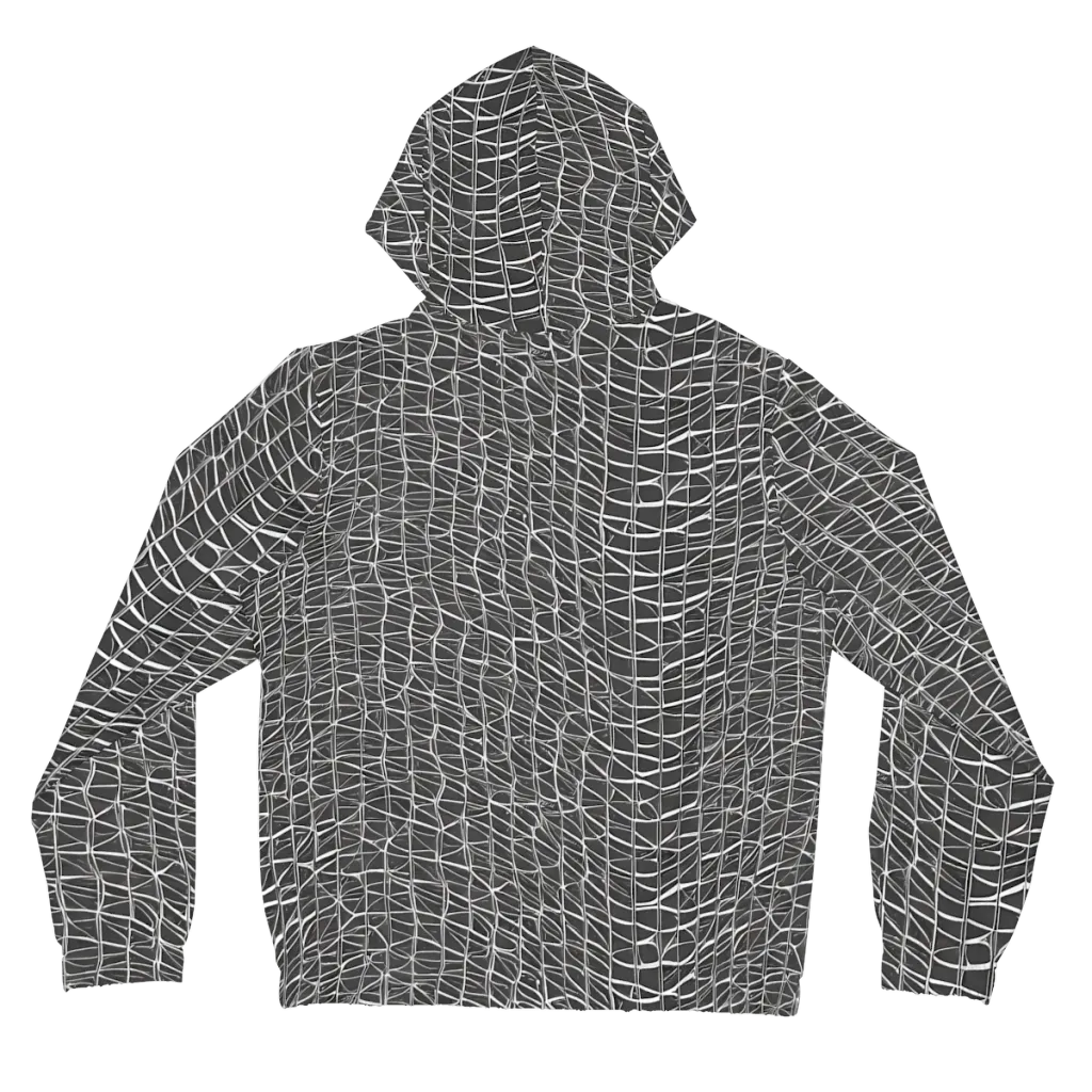Nautical Network on Women's Full-Zip Hoodie — Back