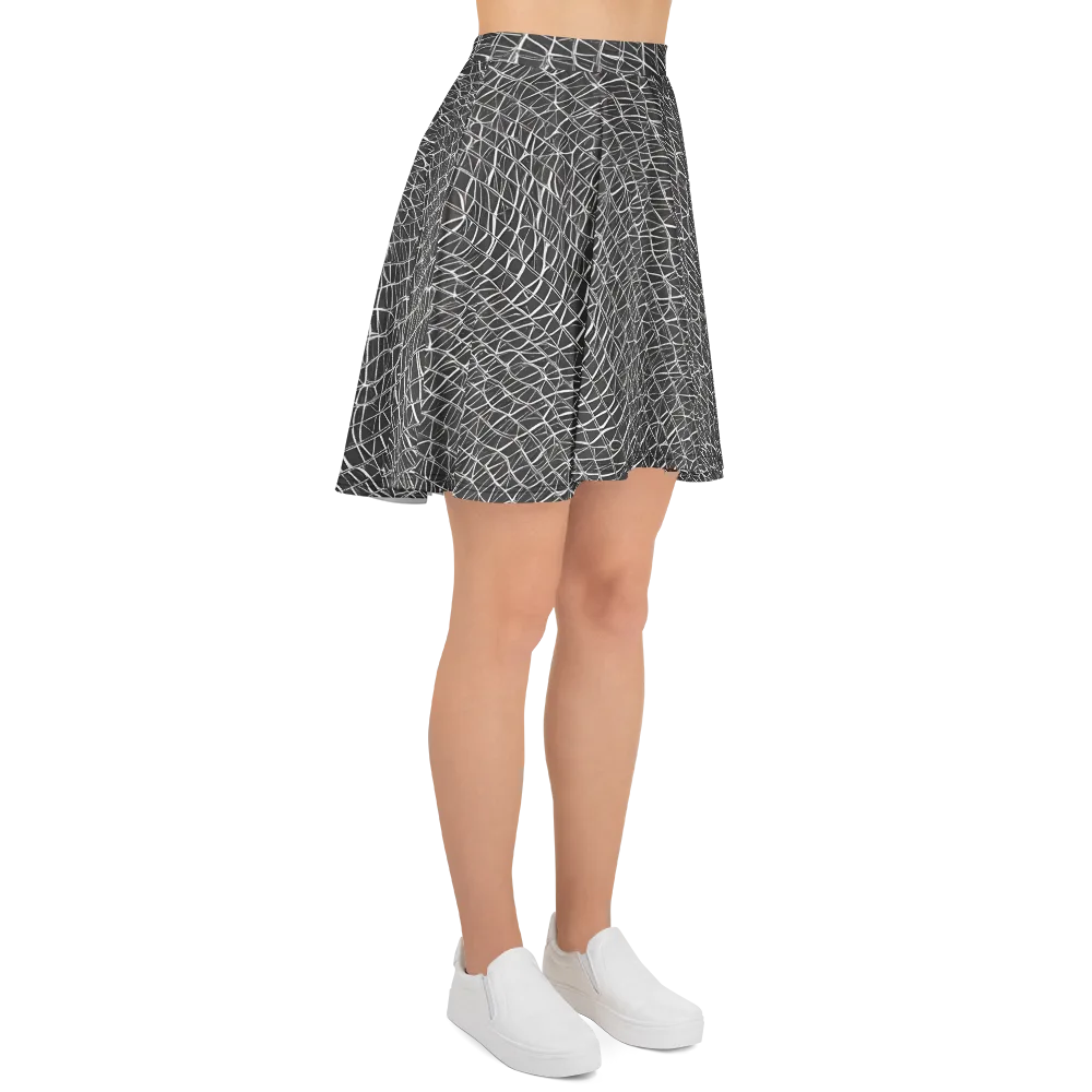 Nautical Network on Skater Skirt — Right