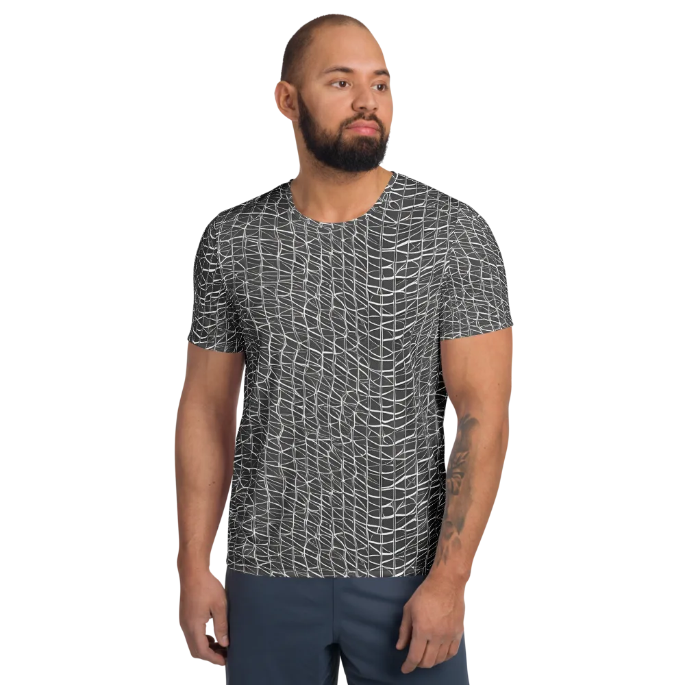 Nautical Network on Men's Athletic T-Shirt — Front