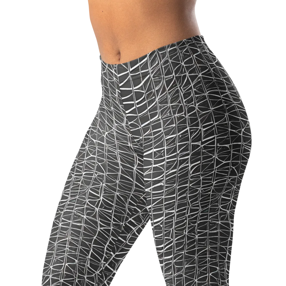 Nautical Network on Leggings — Left Front