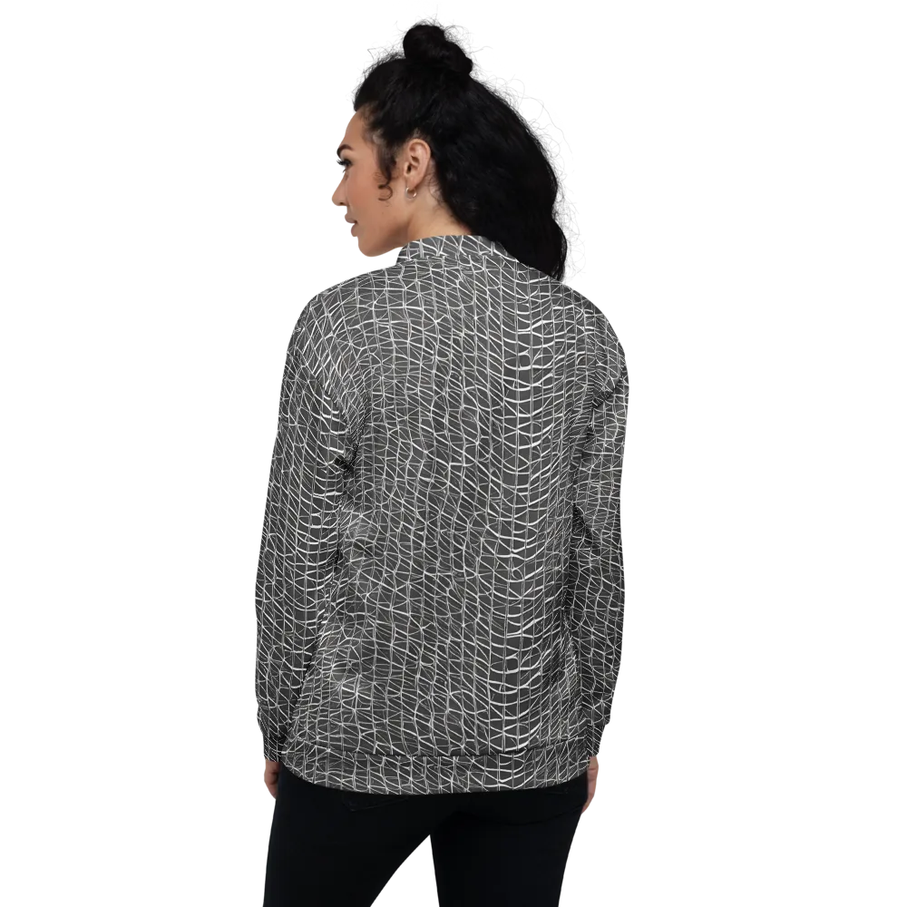 Nautical Network on Bomber Jacket — Back