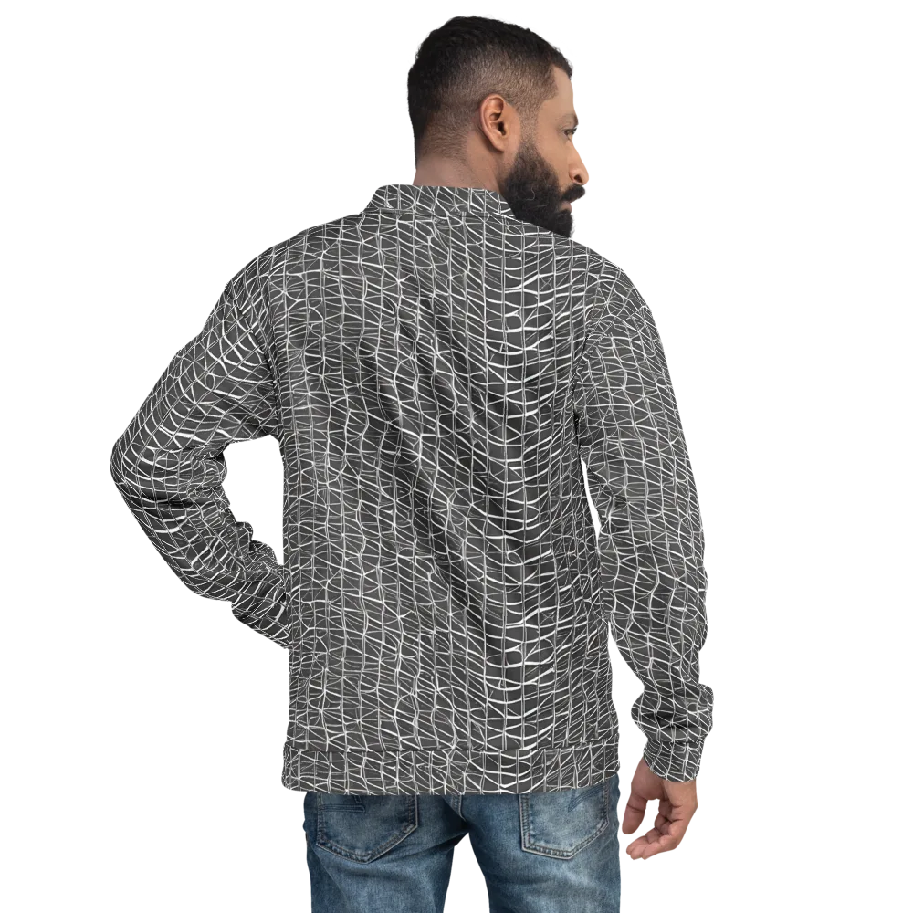 Nautical Network on Bomber Jacket — Back