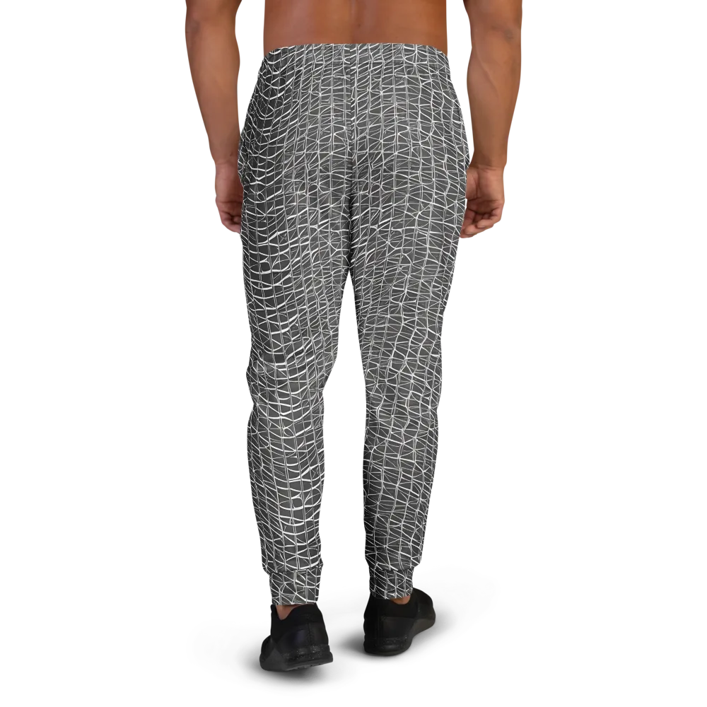 Nautical Network on Men's Joggers — Back