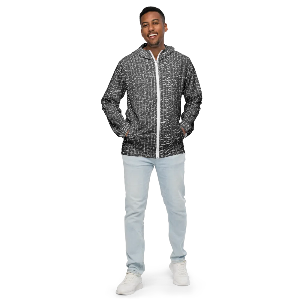 Nautical Network on Men's Windbreaker — Front