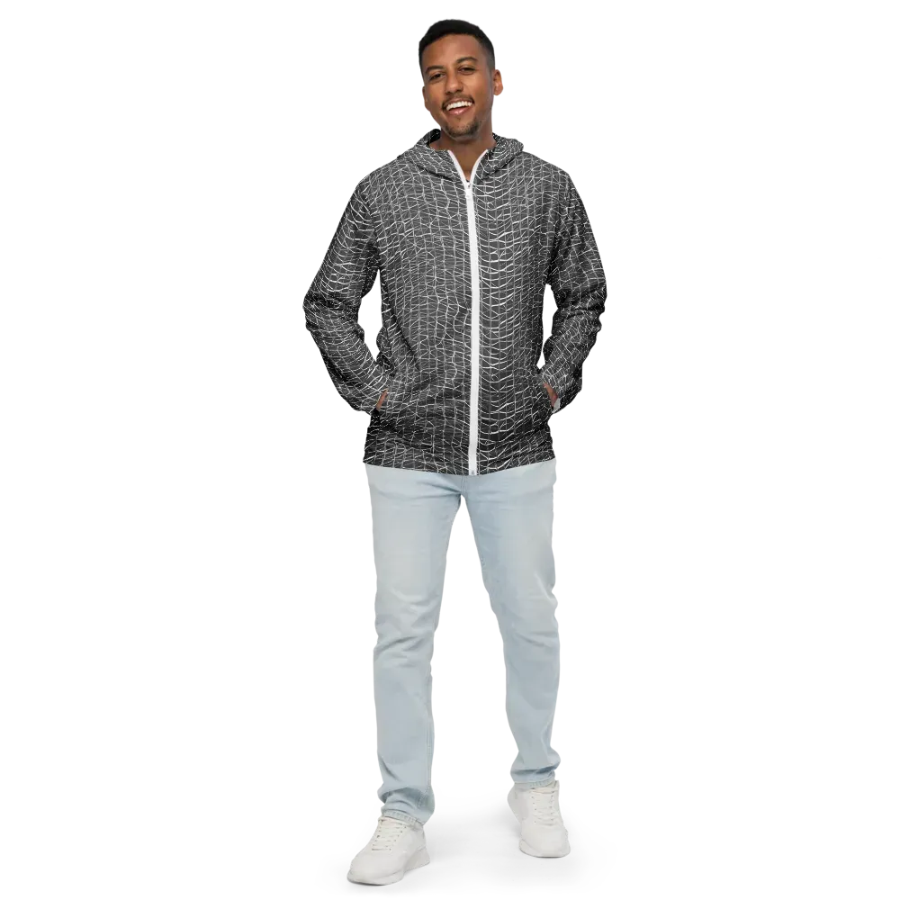 Nautical Network on Men's Windbreaker — Front