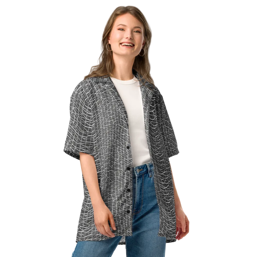 Nautical Network on Button Shirt — Front