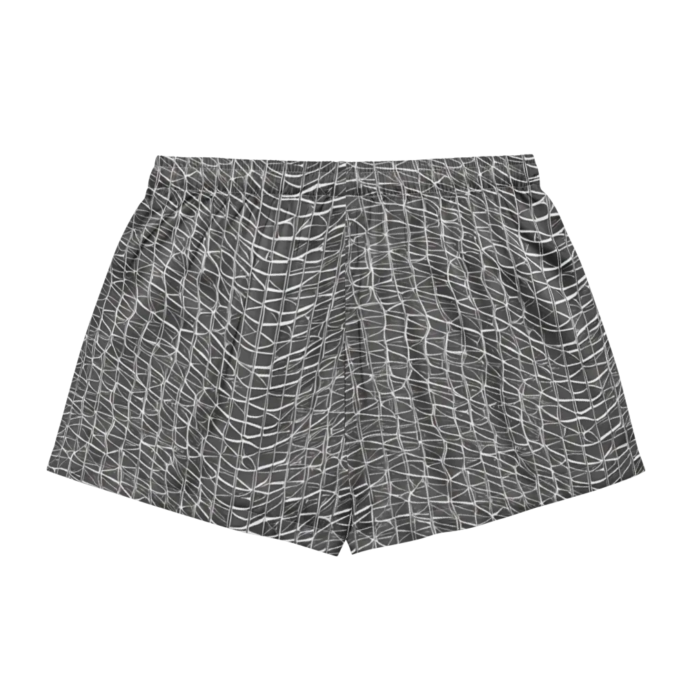 Nautical Network on Women's Pajama Shorts — Back