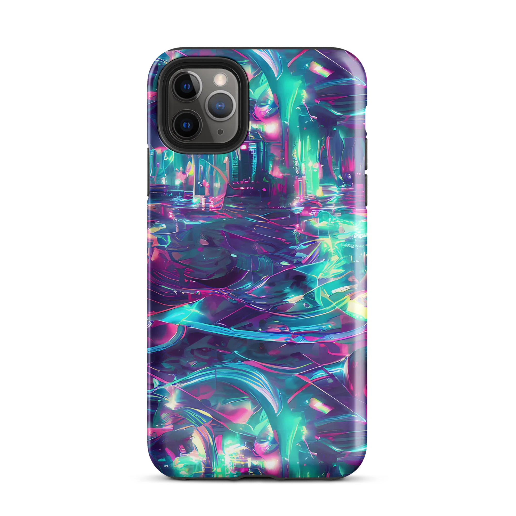 Synthwave Surge on Tough Case for iPhone® — Front