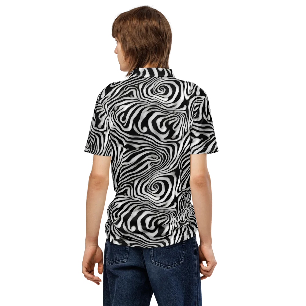 Herbert List on Men's Slim Fit Polo Shirt — Back