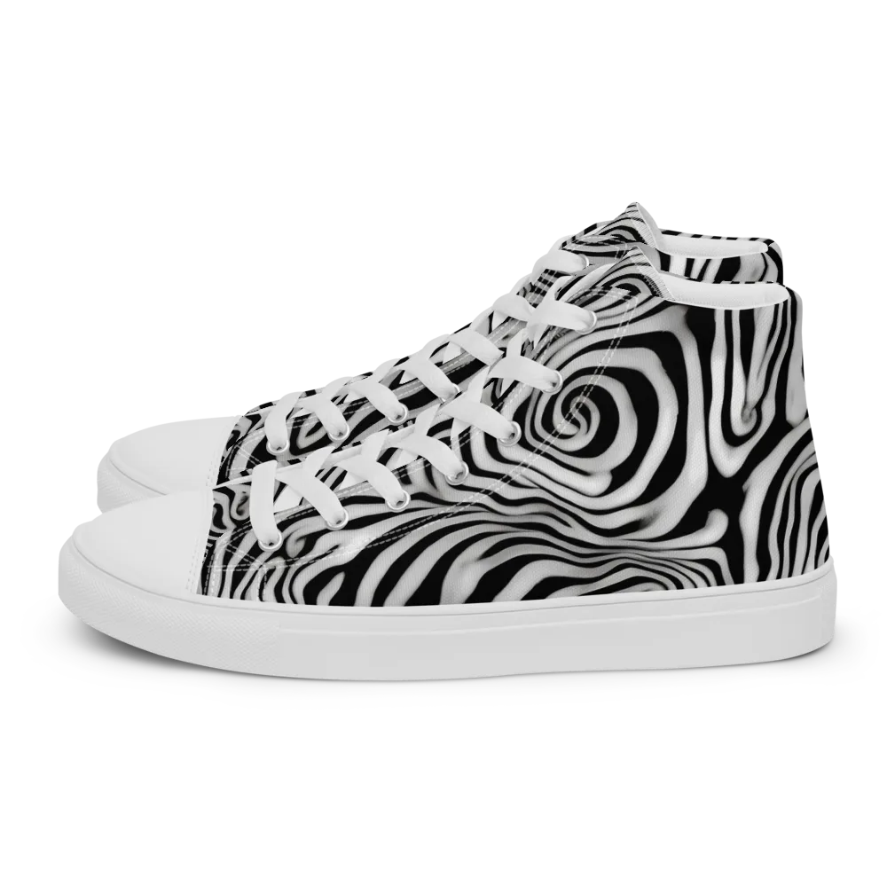 Herbert List on Men's High Top Canvas Shoes — Left