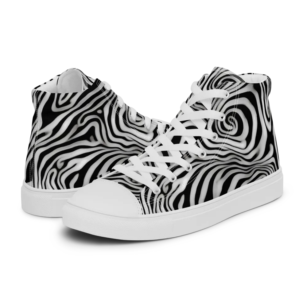 Herbert List on Men's High Top Canvas Shoes — Left