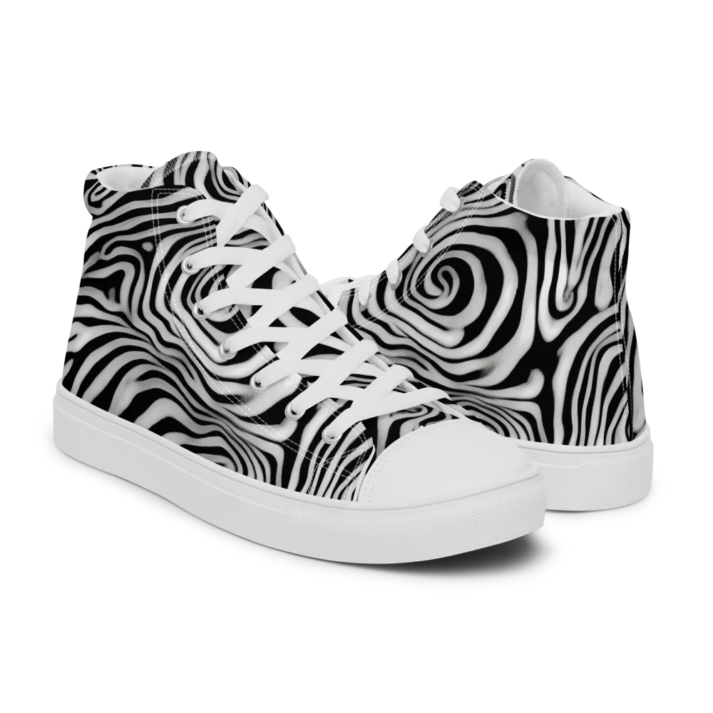 Herbert List on Men's High Top Canvas Shoes — Right