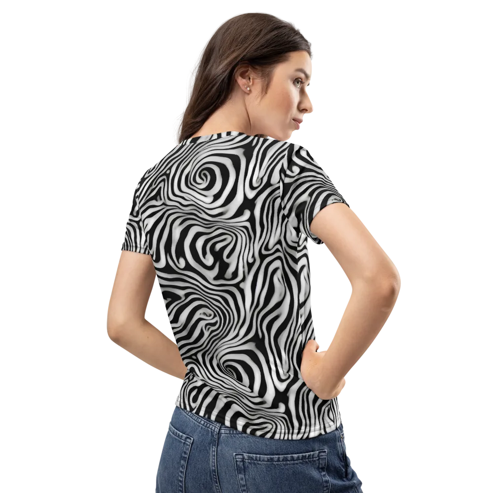 Herbert List on Women's Crew Neck T-Shirt — Back