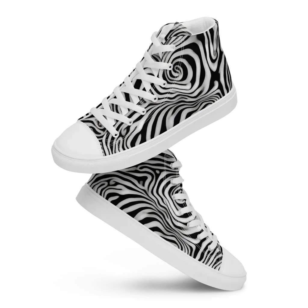 Herbert List on Women's High Top Canvas Shoes — Front
