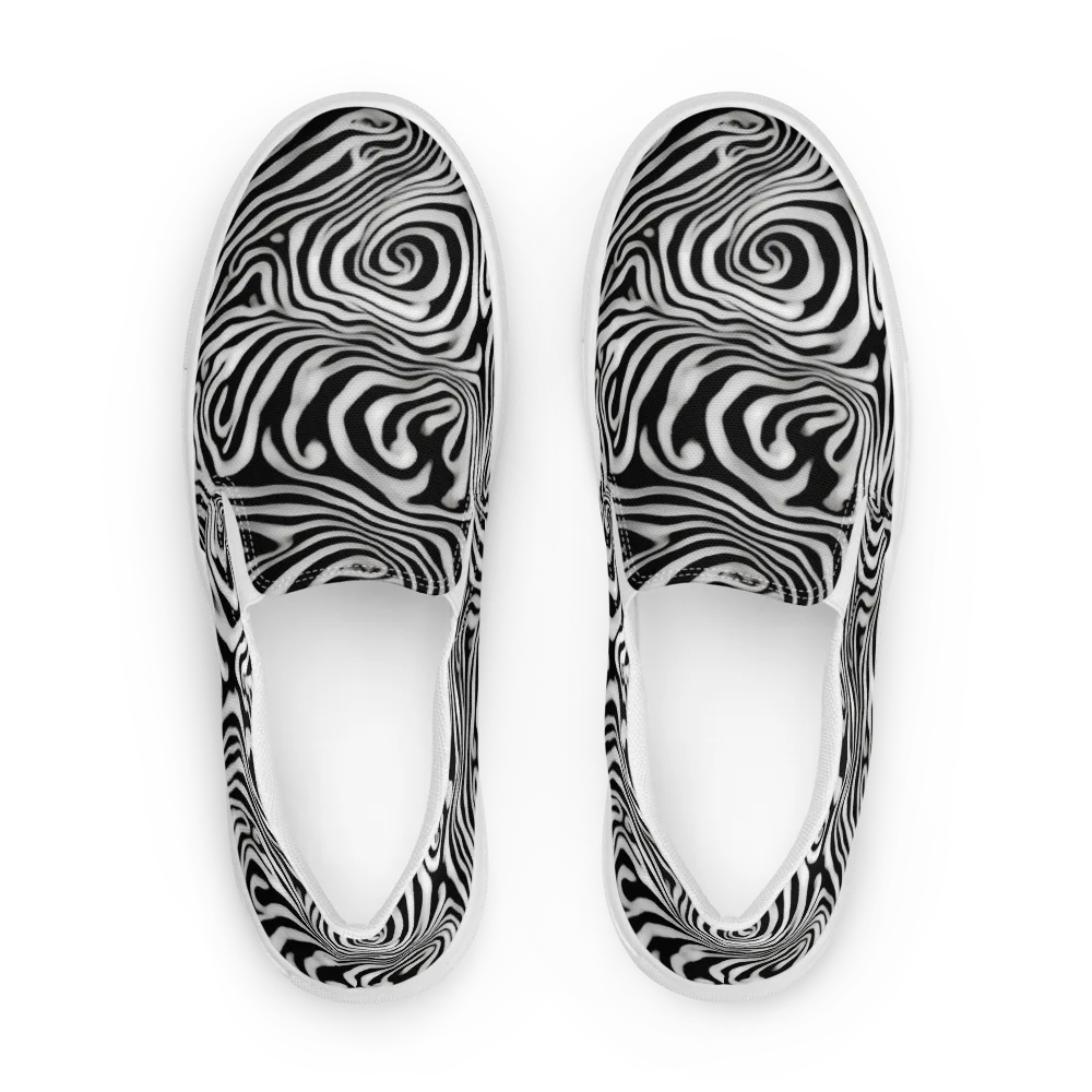 Herbert List on Men's Slip-On Canvas Shoes — Front
