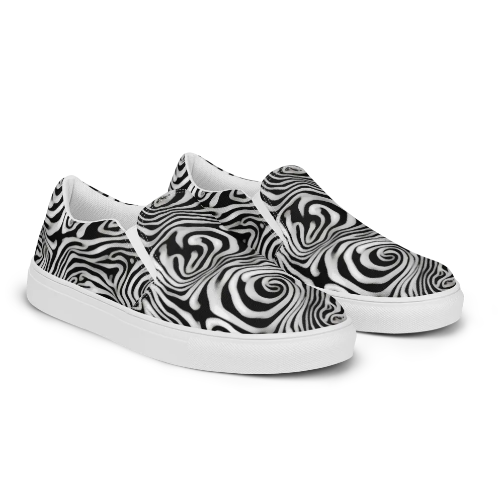 Herbert List on Men's Slip-On Canvas Shoes — Right Front