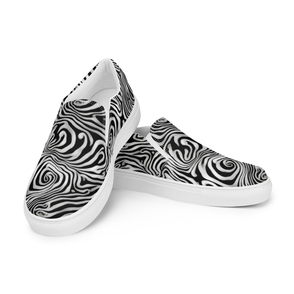 Herbert List on Men's Slip-On Canvas Shoes — Left Front