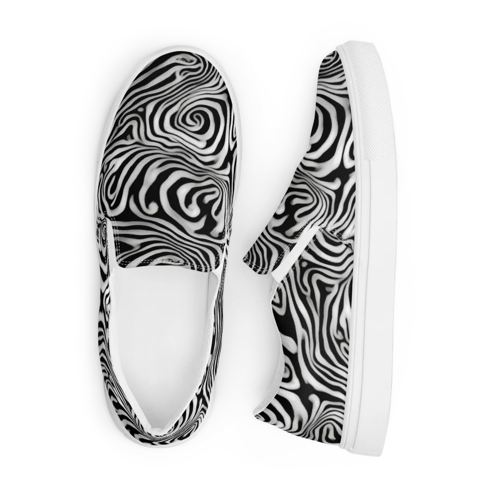 Herbert List on Men's Slip-On Canvas Shoes — Front