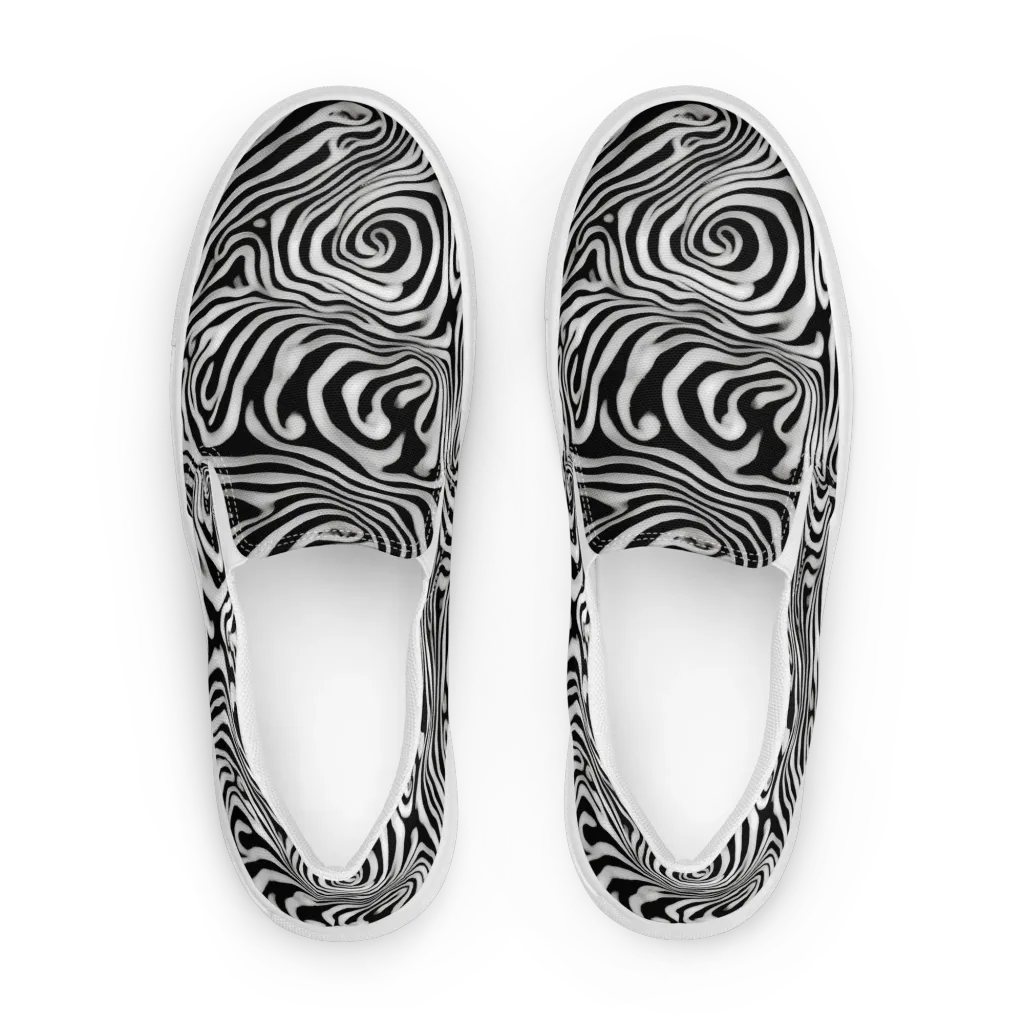 Herbert List on Women's Slip-On Canvas Shoes — Front