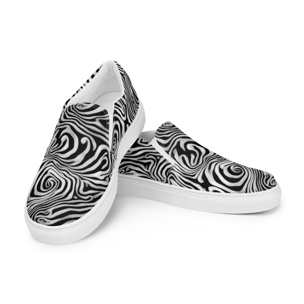 Herbert List on Women's Slip-On Canvas Shoes — Left Front