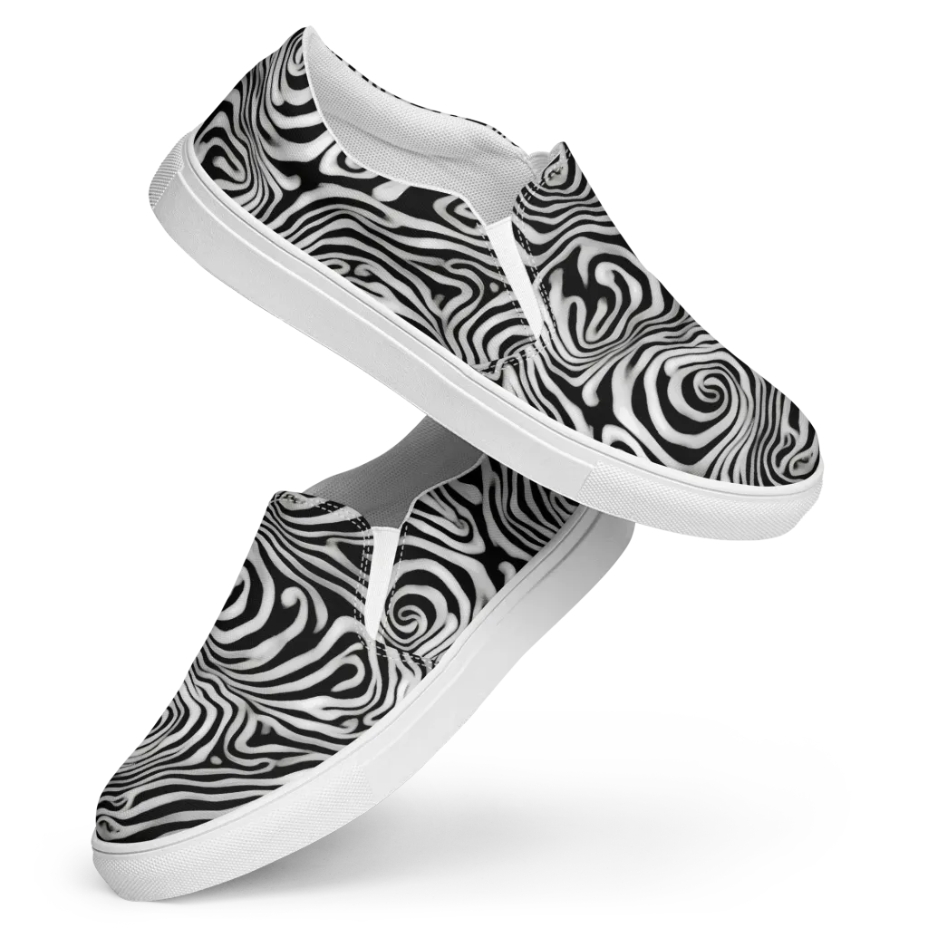 Herbert List on Women's Slip-On Canvas Shoes — Front