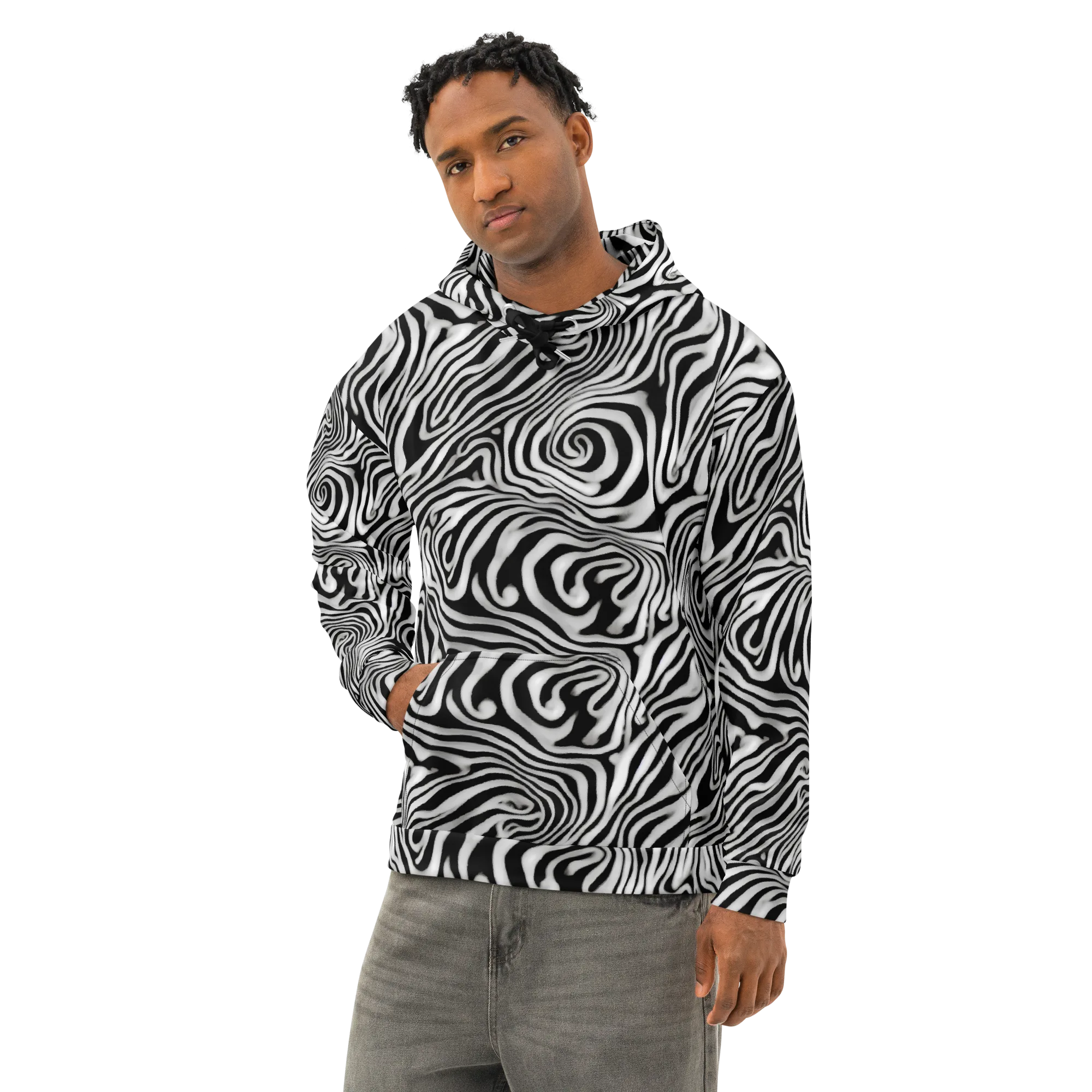 Herbert List on Cotton Hoodie — Left Front