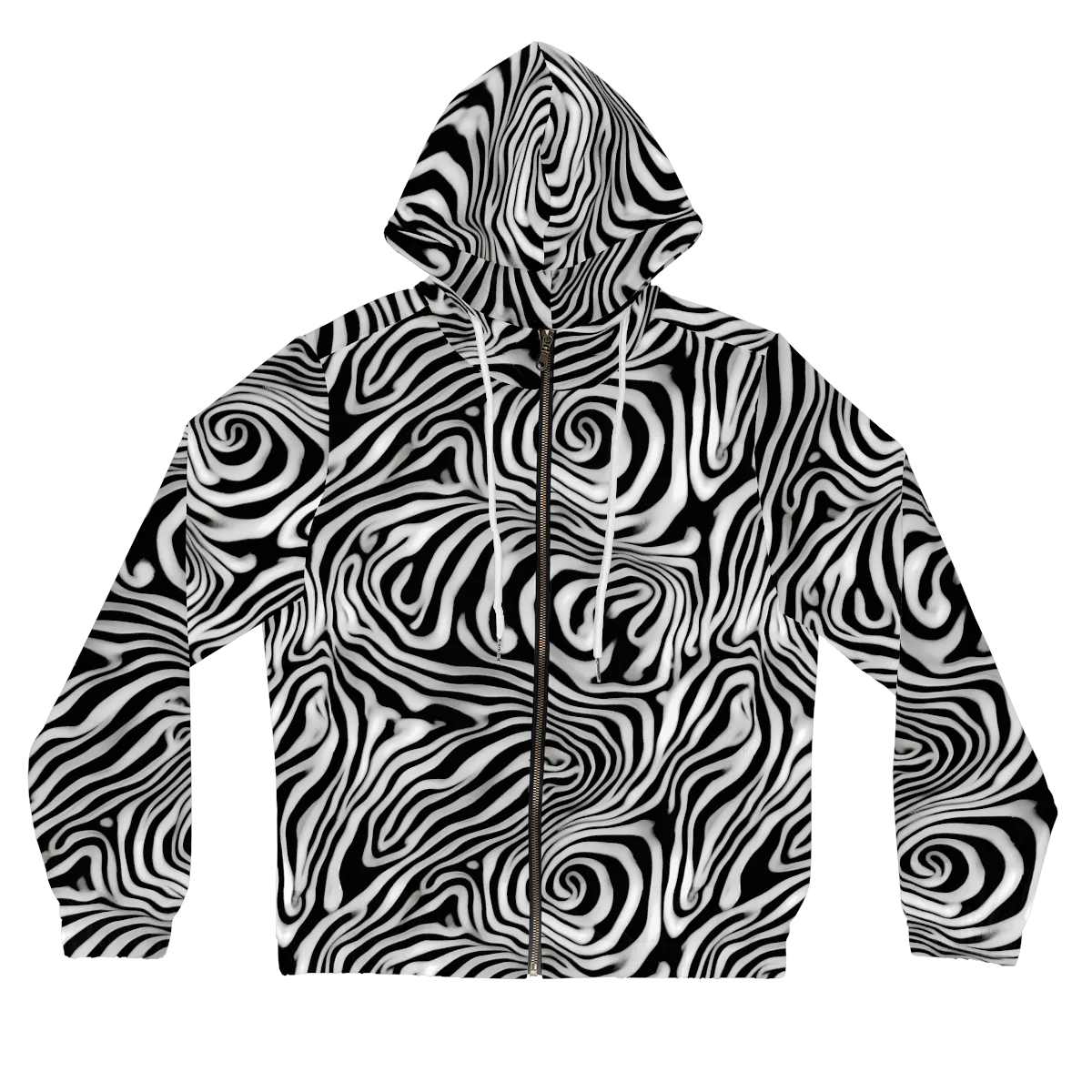 Herbert List on Women's Full-Zip Hoodie — Front