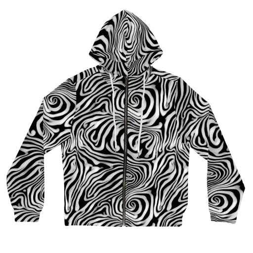 Herbert List on a Women's Full-Zip Hoodie