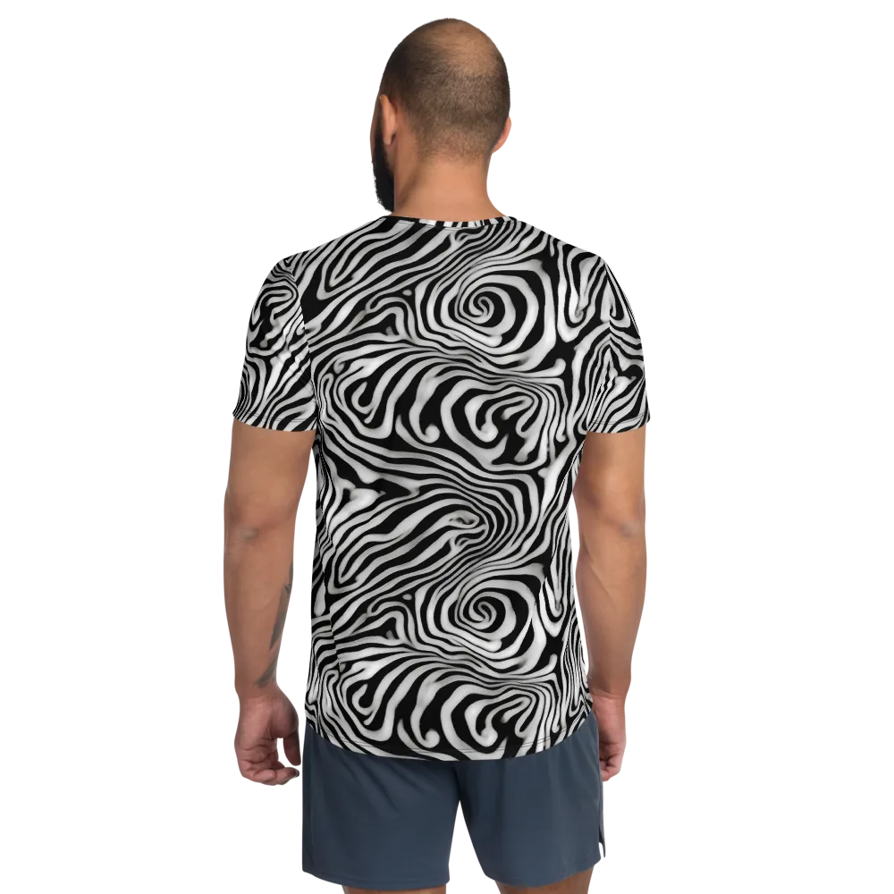 Herbert List on Men's Athletic T-Shirt — Back