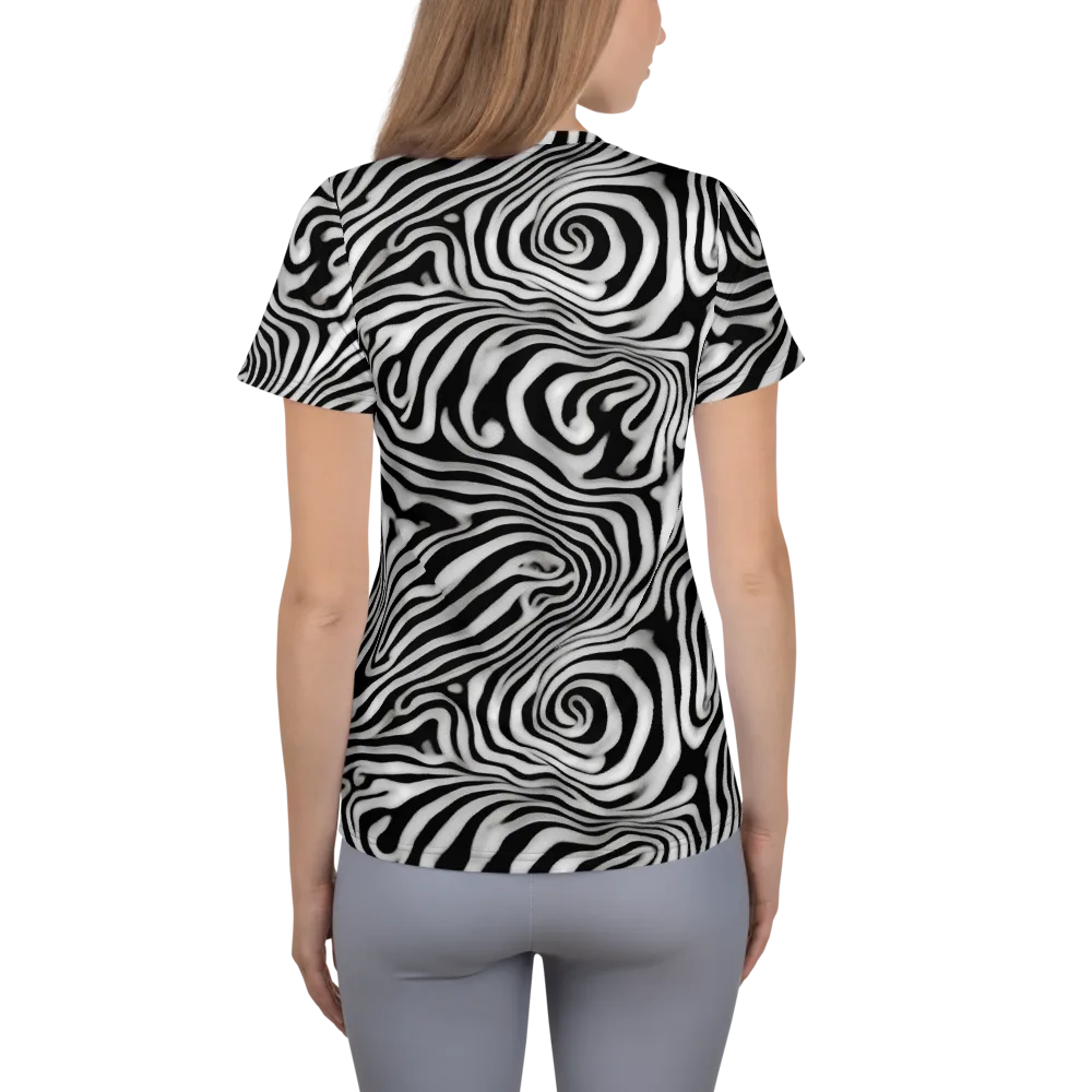 Herbert List on Women's Athletic T-Shirt — Back
