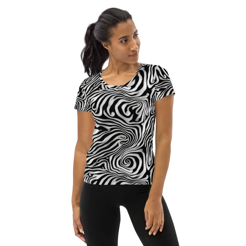 Herbert List on Women's Athletic T-Shirt — Front