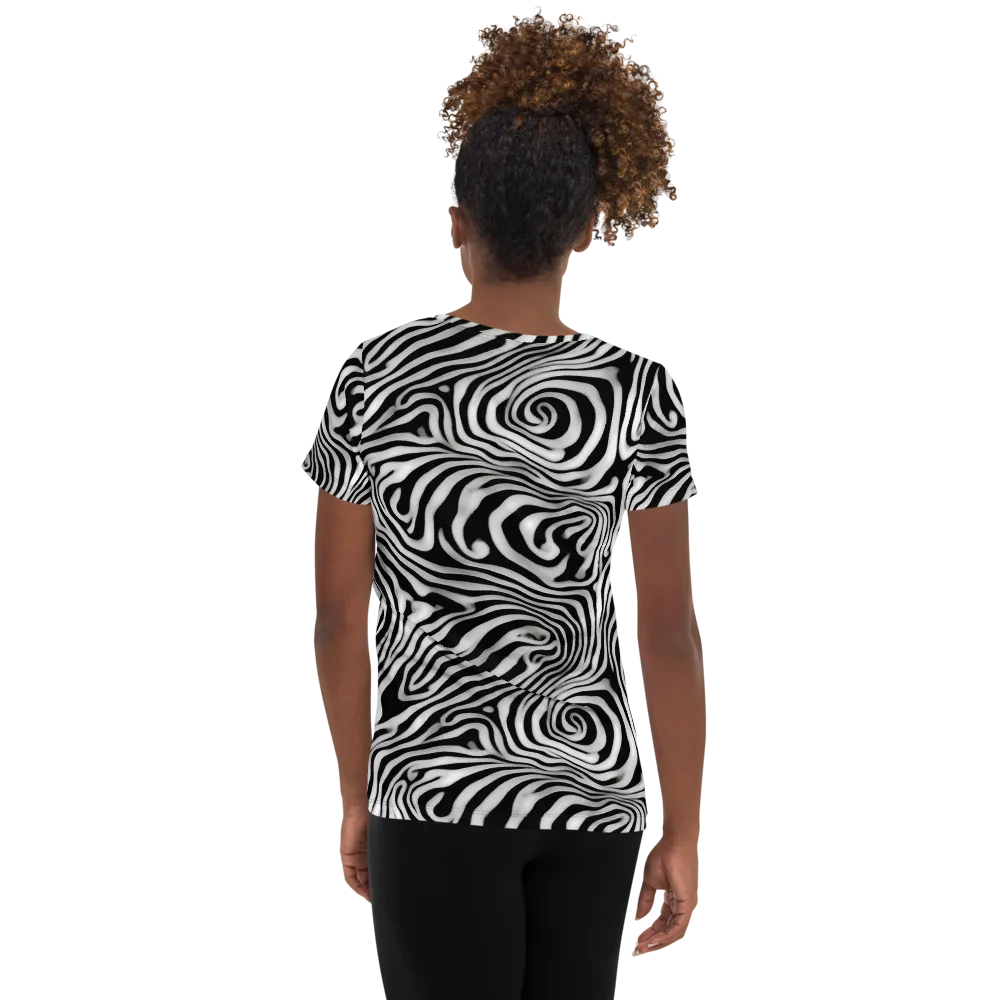 Herbert List on Women's Athletic T-Shirt — Back