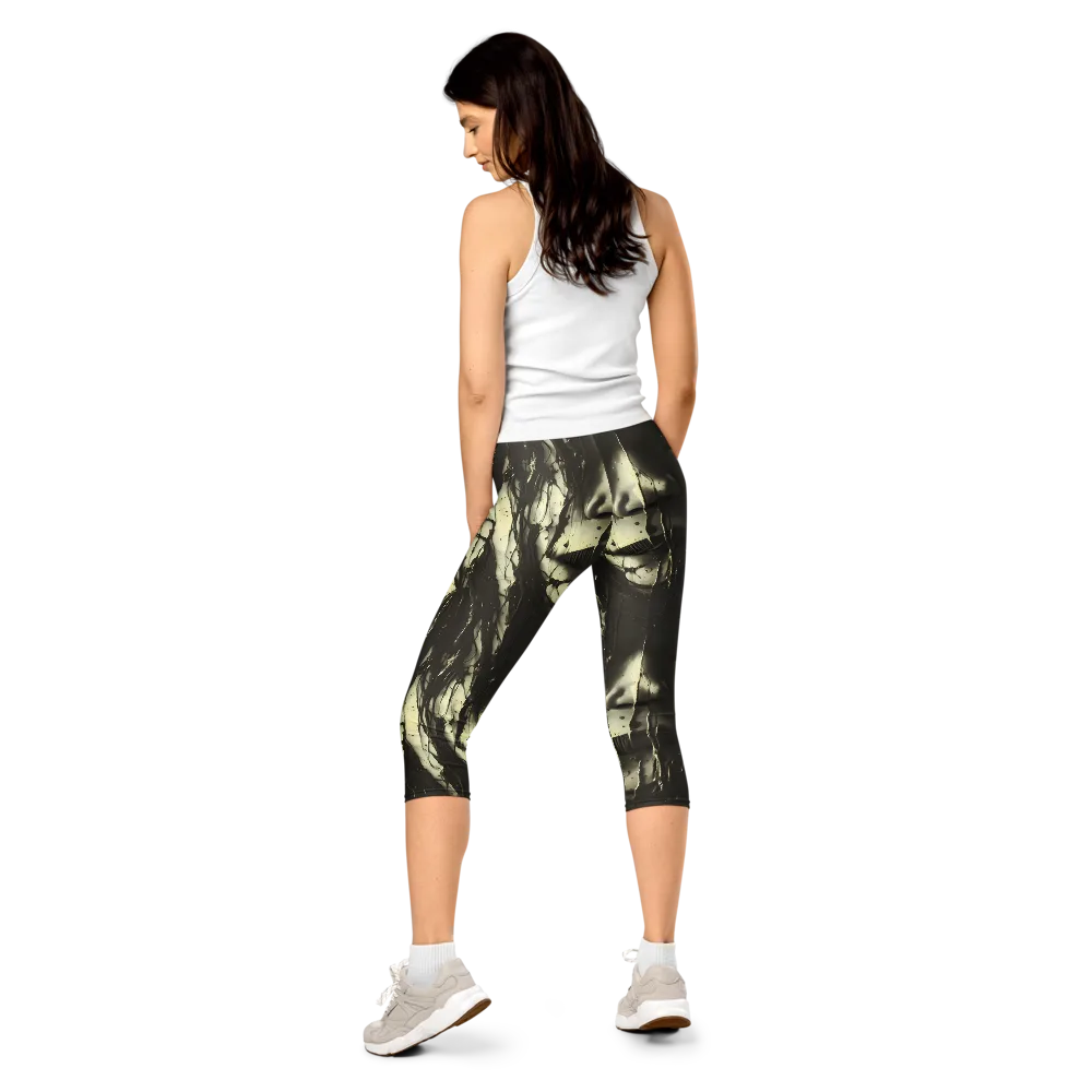 Eclipse Veil on Capri Leggings — Back
